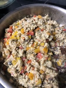 Tex Mex Eggs. Plain old scrambled eggs is so boring.