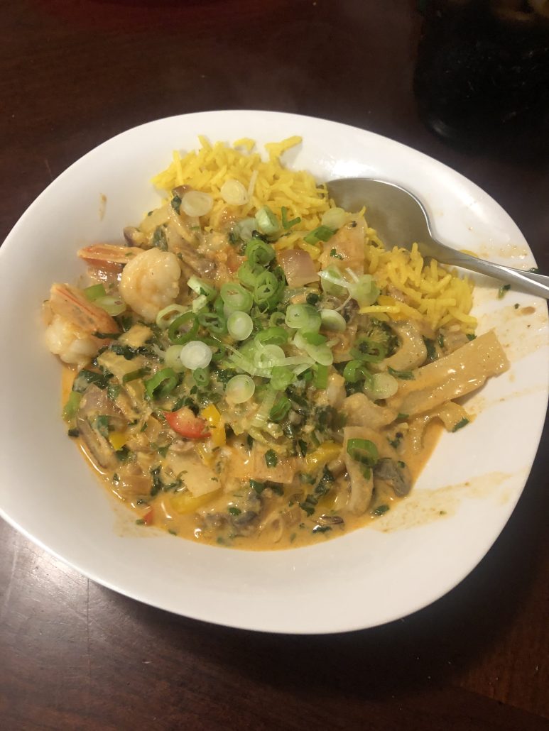 The Rogue's Coconut Red Curry Shrimp Recipe