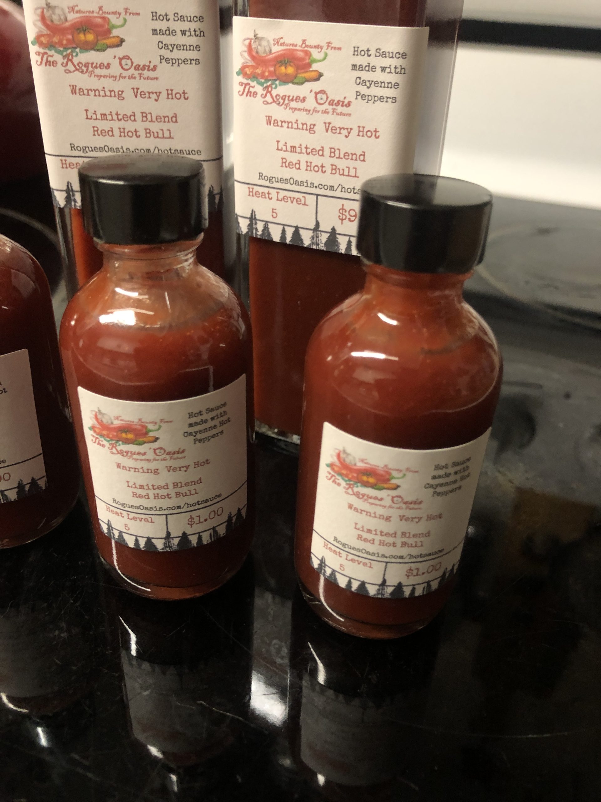 The Rogue's Red Hot Bull Hot Sauce