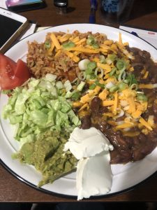 Mexican beans with rice