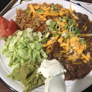 Mexican beans with rice