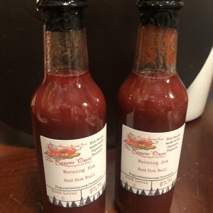 The Rogues Oasis Red Hot Bull sauce